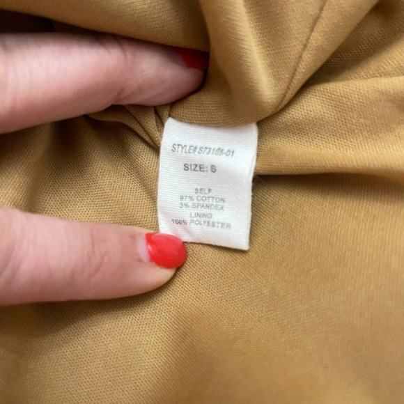 Altar’d State Brown Scalloped courduroy skirt size small - Picture 6 of 6